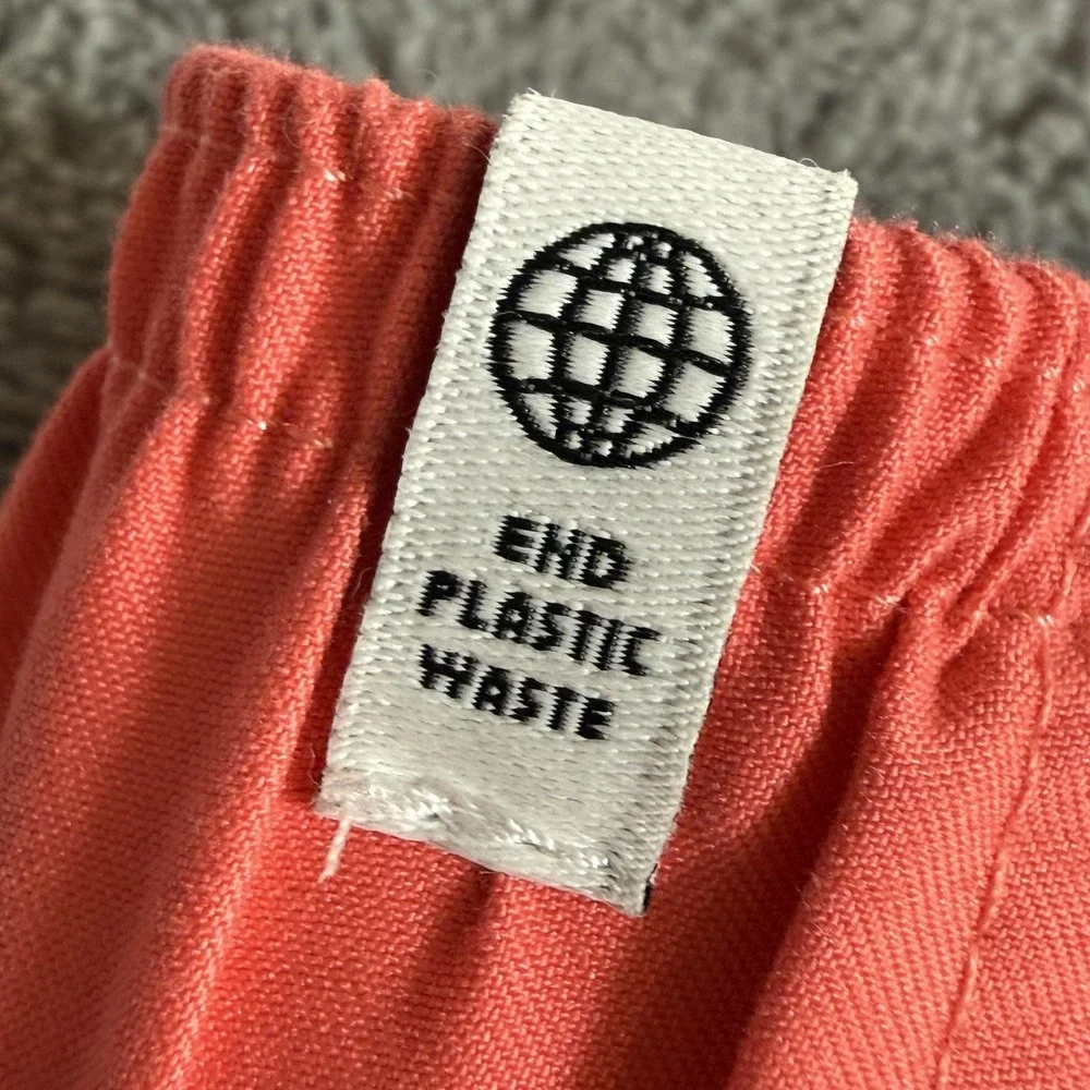 Adidas Swim Shorts Mens Medium Orange Trefoil Logo Mesh Lined Pockets Trunks